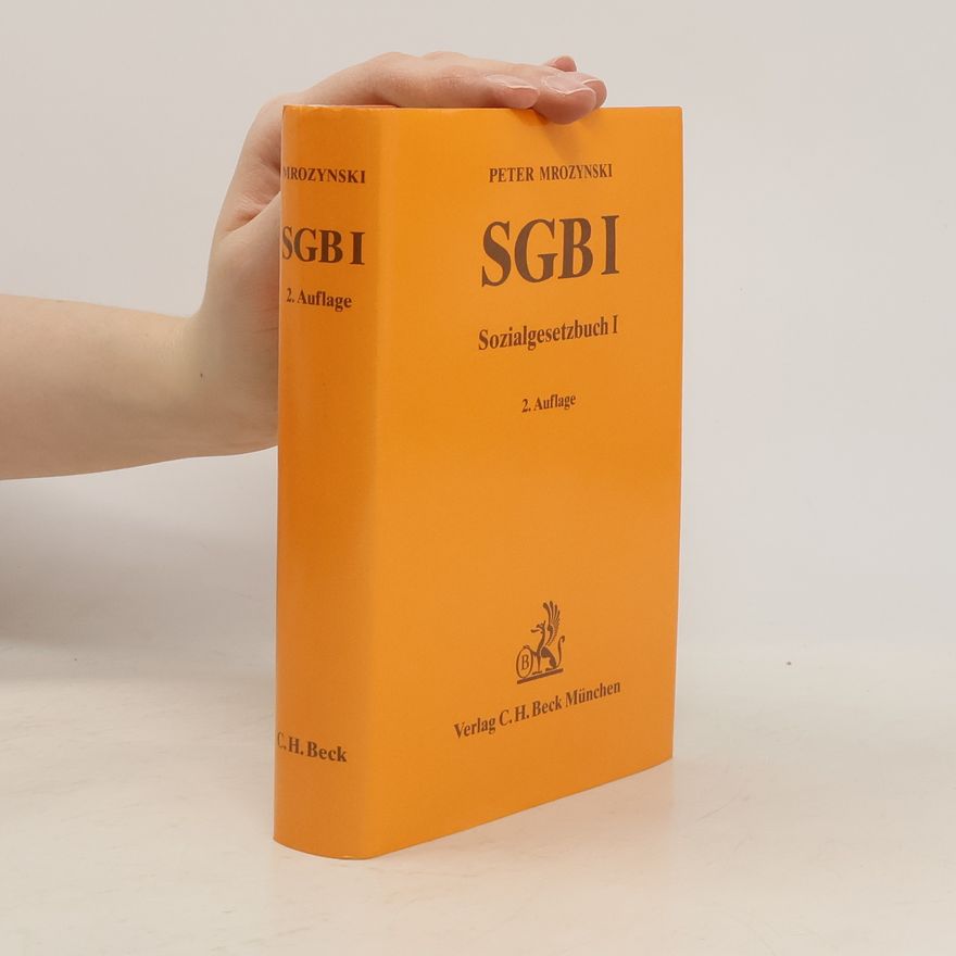 Peter Mrozynski Gelbe Erläuterungsbücher - 1: Sozialgesetzbuch, allgemeiner Teil