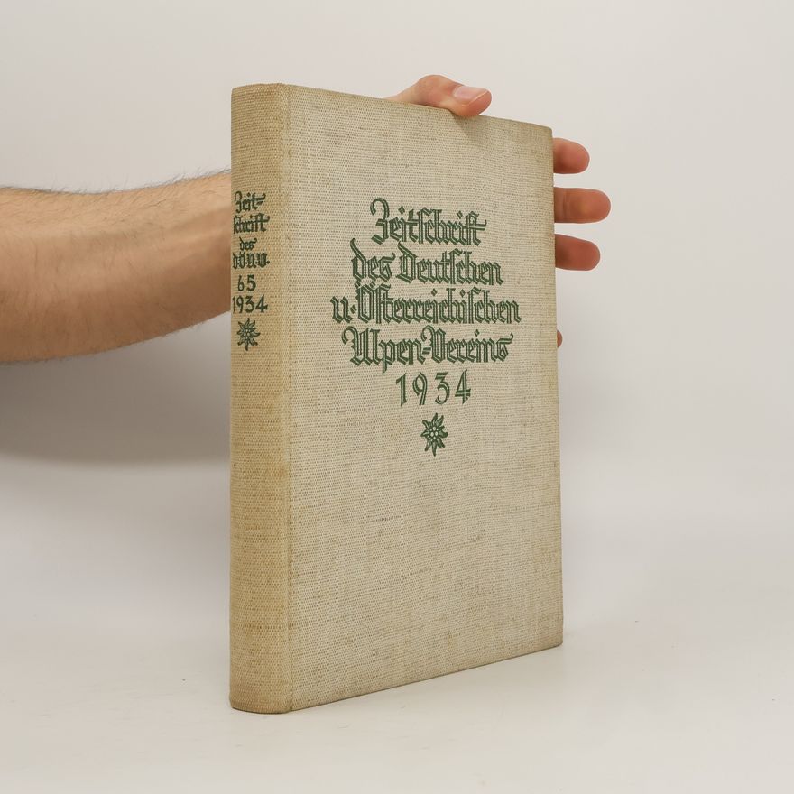 Hanns Barth Zeitschrift des Deutschen und Österreichischen Alpenvereins. Band 54