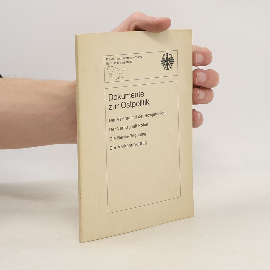 Autorenkollektiv Dokumente zur Ostpolitik