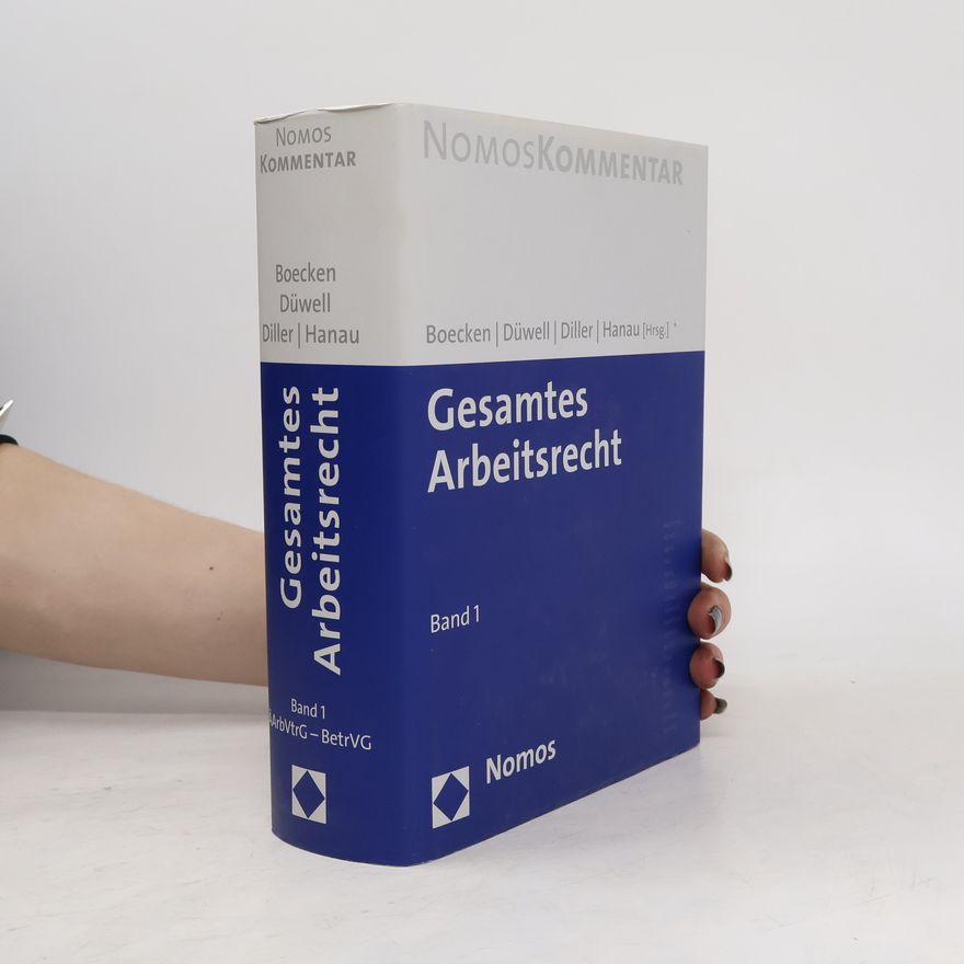 Martin Diller Nomos Kommentar - 3: Gesamtes Arbeitsrecht