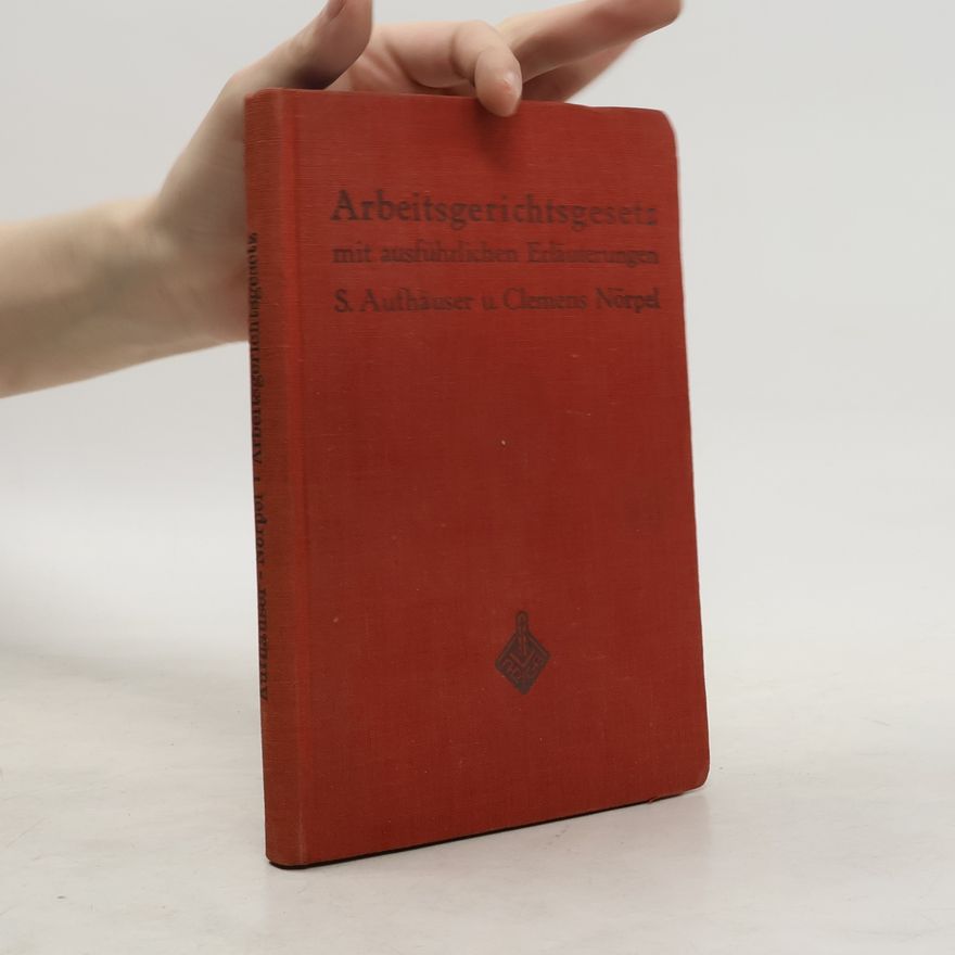 Clemens Nörpel Arbeitsgerichtsgesetz
