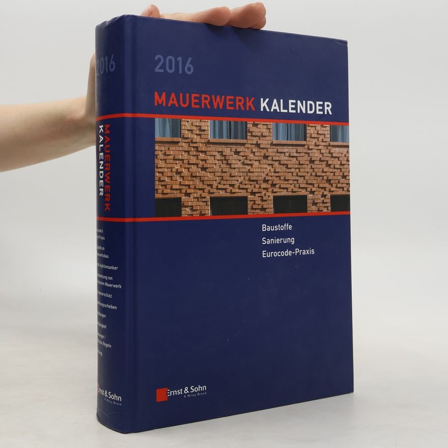 Wolfram Jäger Mauerwerk-Kalender 2016