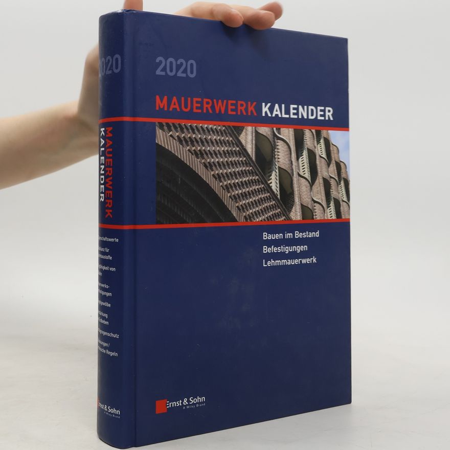 Wolfram Jäger Mauerwerk-Kalender 2020