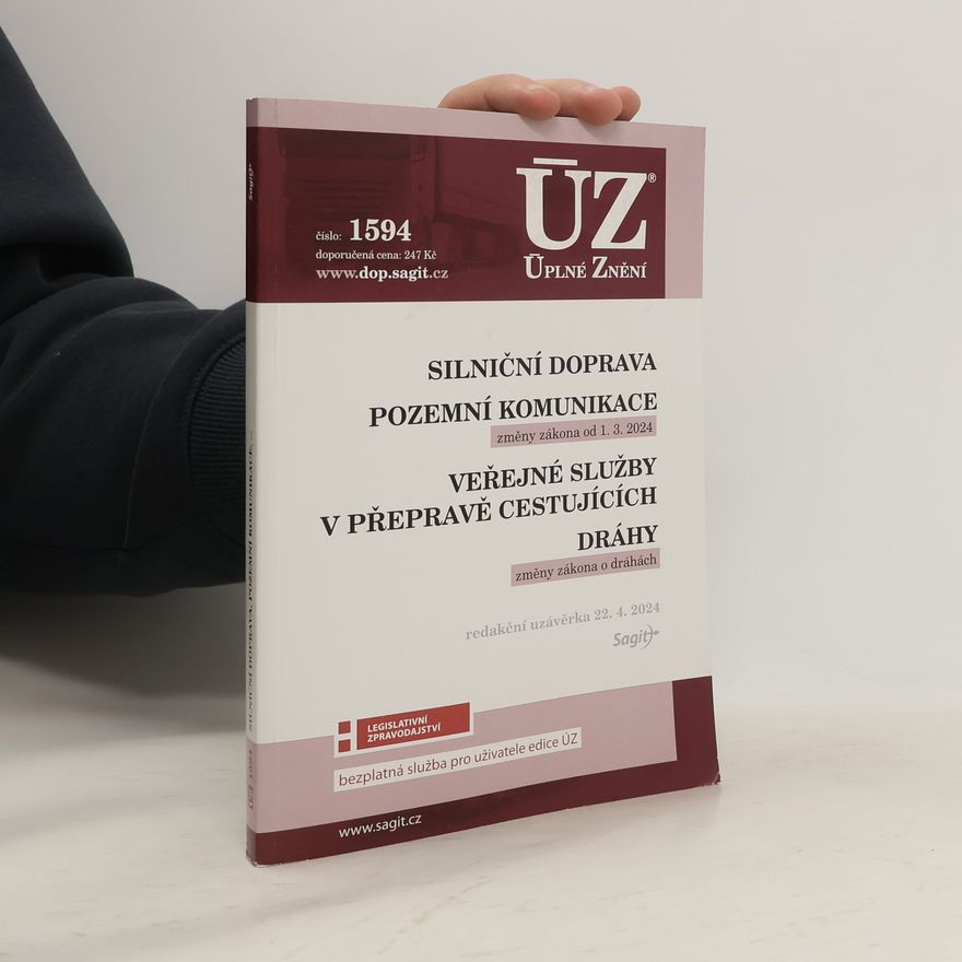 Sagit ÚZ 1594 Silniční doprava, Pozemní komunikace, Veřejné služby v přepravě cestujících, Dráhy