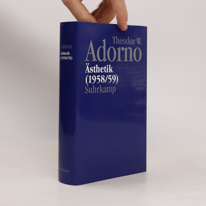Theodor W. Adorno Abteilung IV: Vorlesungen - 3: Nachgelassene Schriften