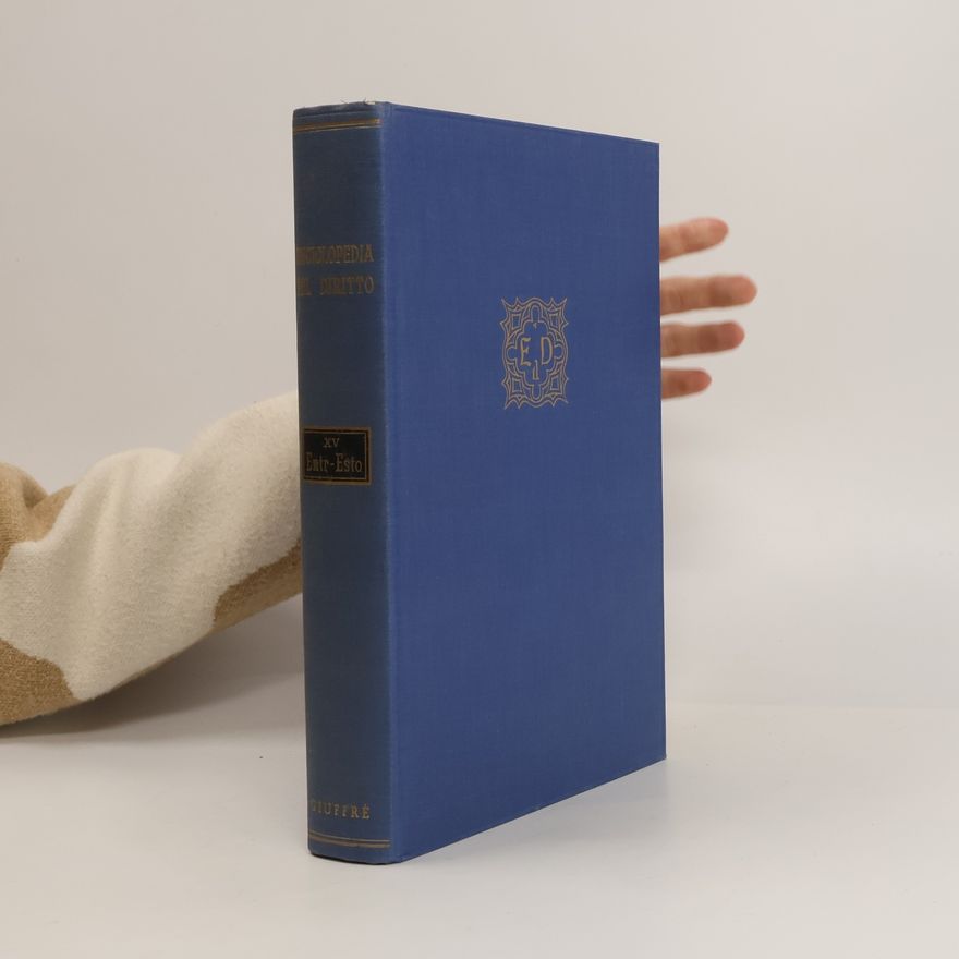 Autorenkollektiv Enciclopedia del Diritto XV.