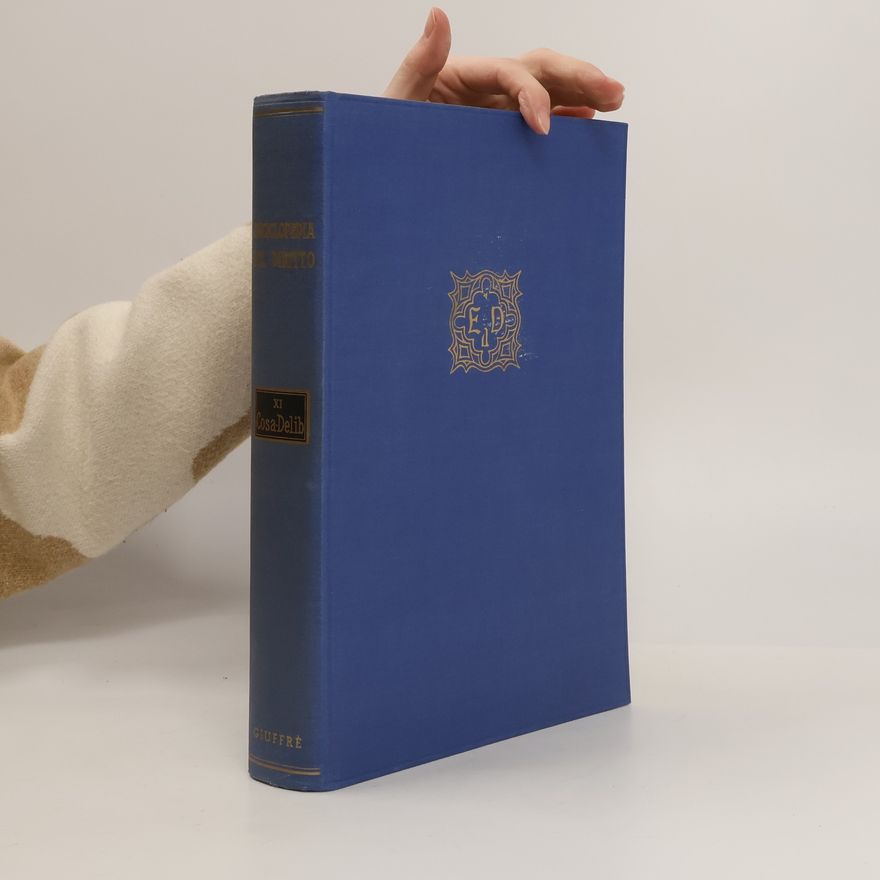 Various authors Enciclopedia del Diritto XI.