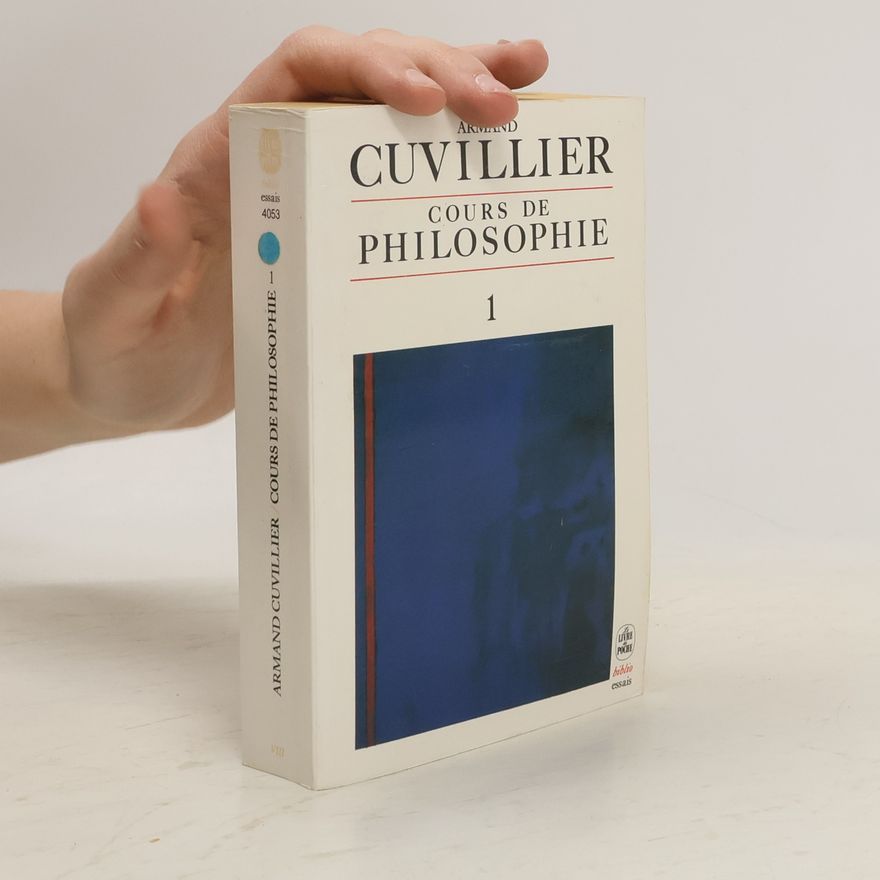 Armand Cuvillier Cours de philosophie