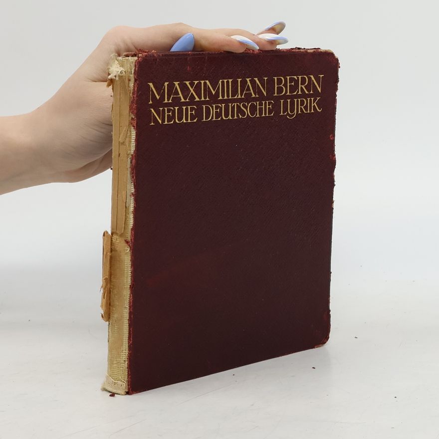 Maximilian Bern Neue deutsche Lyrik