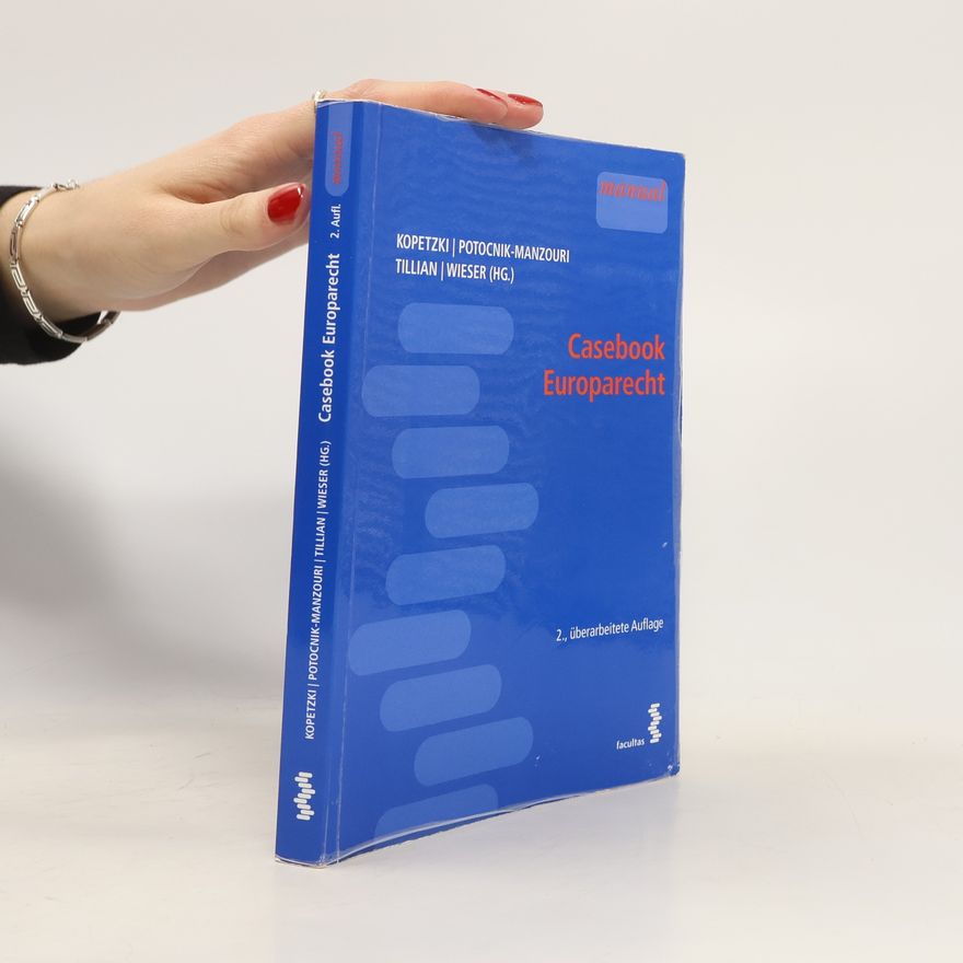 Moriz Kopetzki Casebook Europarecht