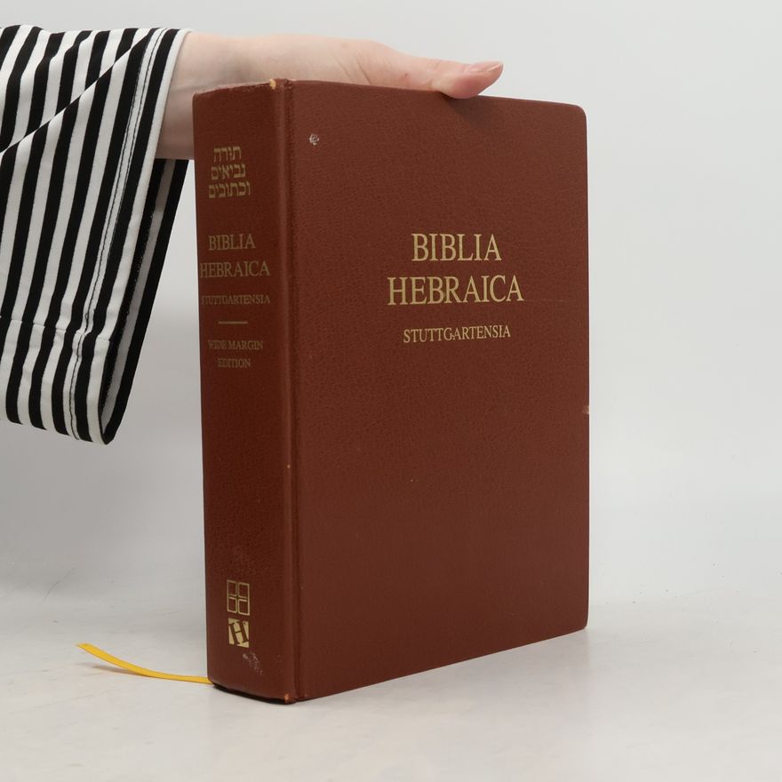 Deutsche Bibelgesellschaft Biblia Hebraica Stuttgartensia. Schreibrandausgabe