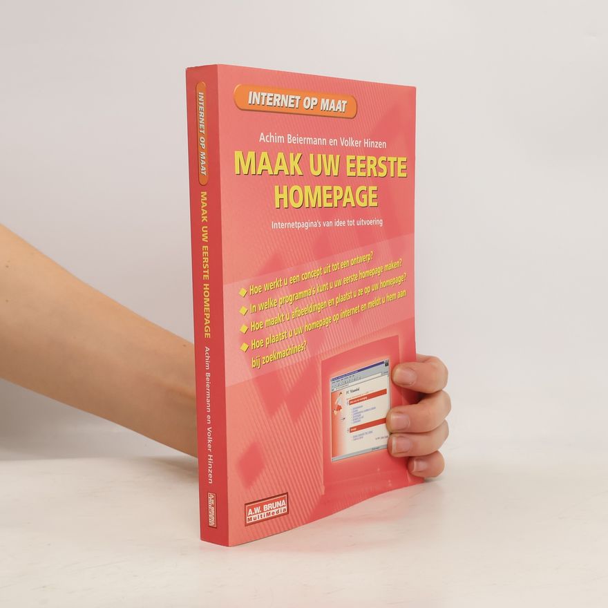 Volker Hinzen Maak uw eerste homepage