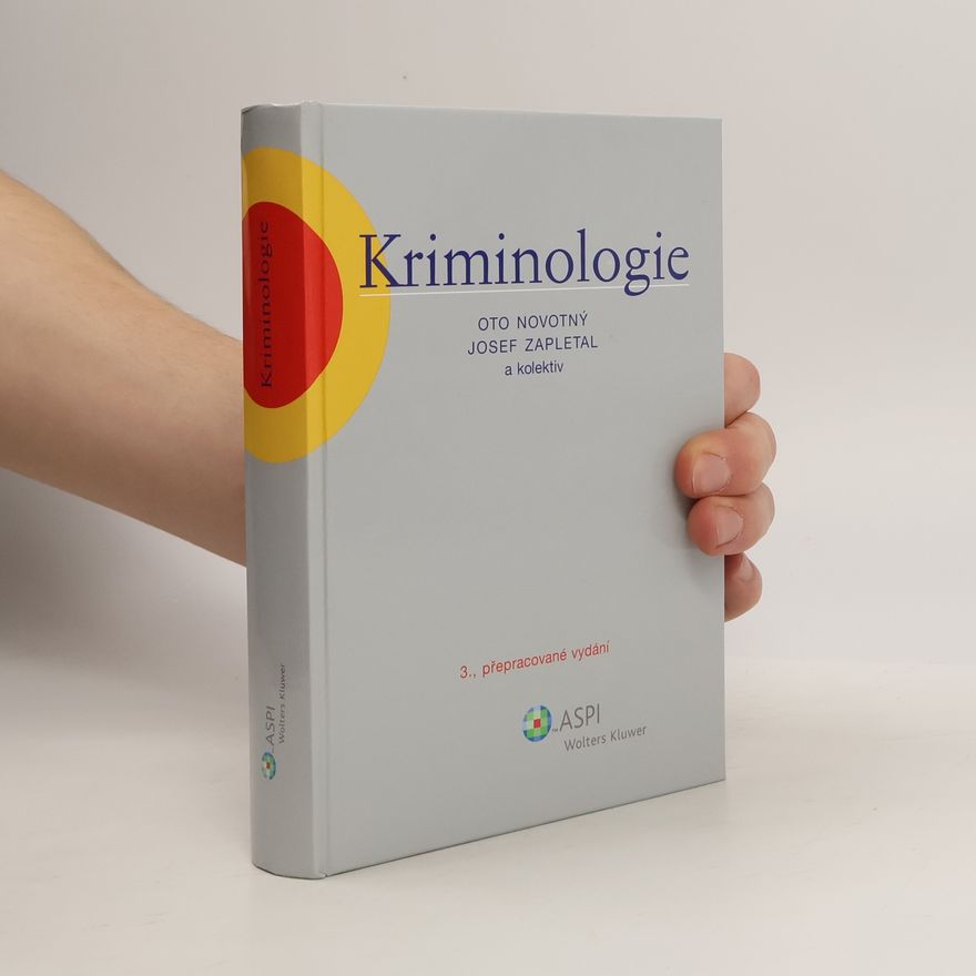 Josef Zapletal Kriminologie