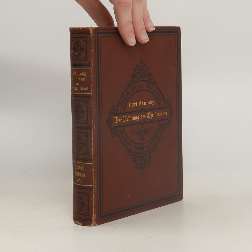 Karl Kautsky Der Ursprung des Christentums