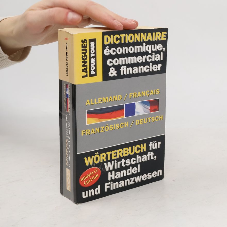 Jürgen Boelcke Dictionnaire de l'allemand économique, commercial et financier