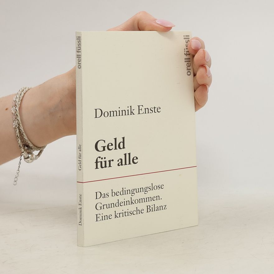 Dominik Enste Geld für alle