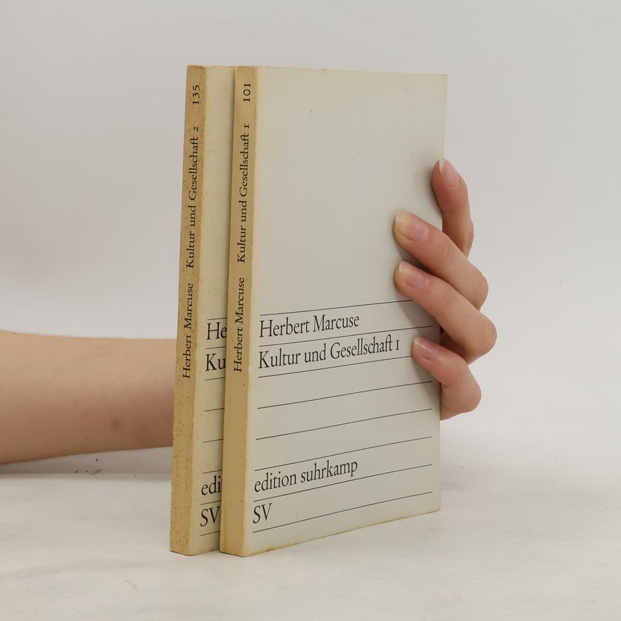 Herbert Marcuse Kultur und Gesellschaft 1-2
