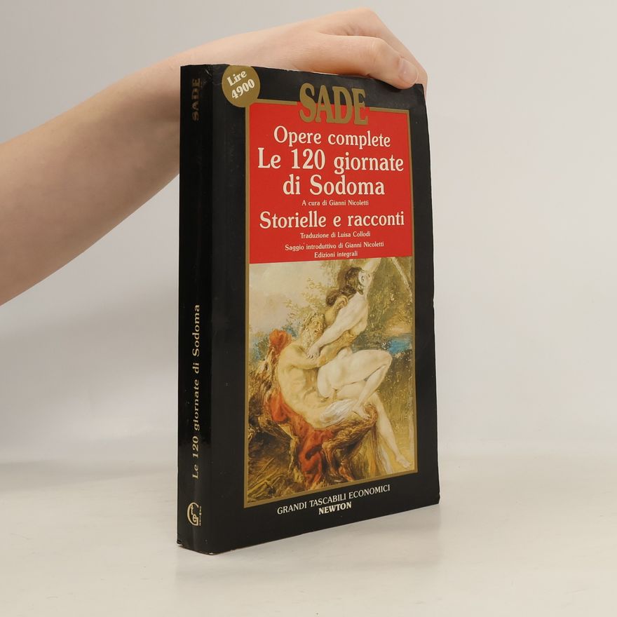 Donatien Alphonse François marquis de Sade Opere complete