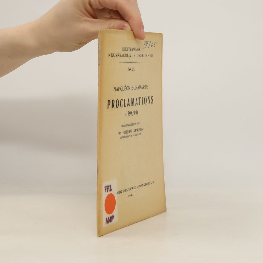Napoleon Proclamations (1798/99)