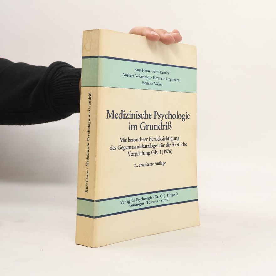 Norbert Neidenbach Medizinische Psychologie im Grundriss