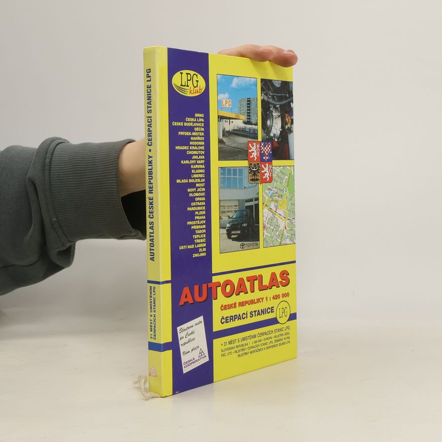 P. Kobza Autoatlas České republiky čerpací stanice