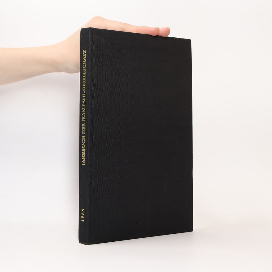 Autorenkollektiv Jahrbuch der Jean-Paul-Gesellschaft