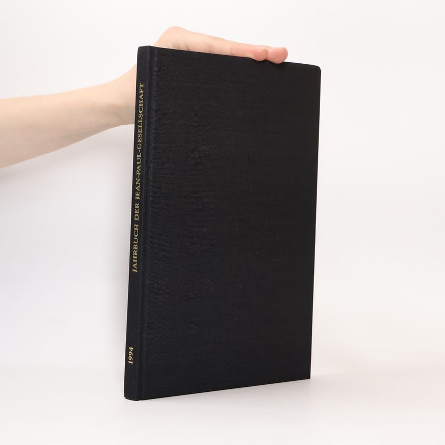 Collectif d'auteurs Jahrbuch der Jean-Paul-Gesellschaft