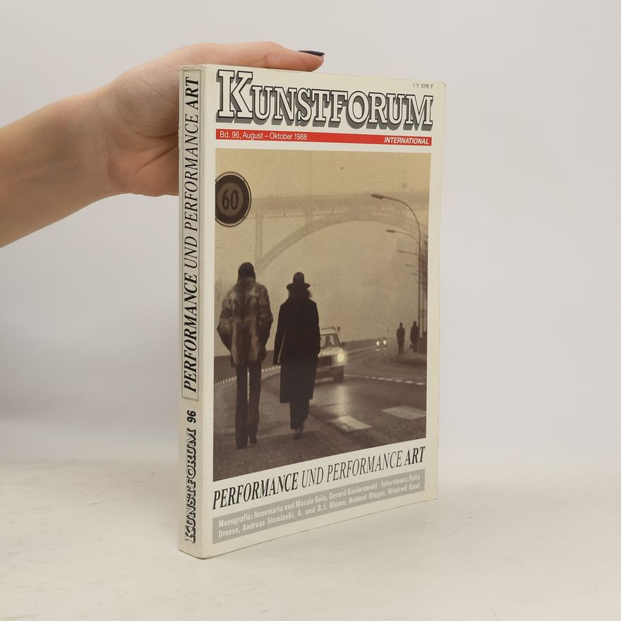 Various authors Kunstforum August-Oktober 1988