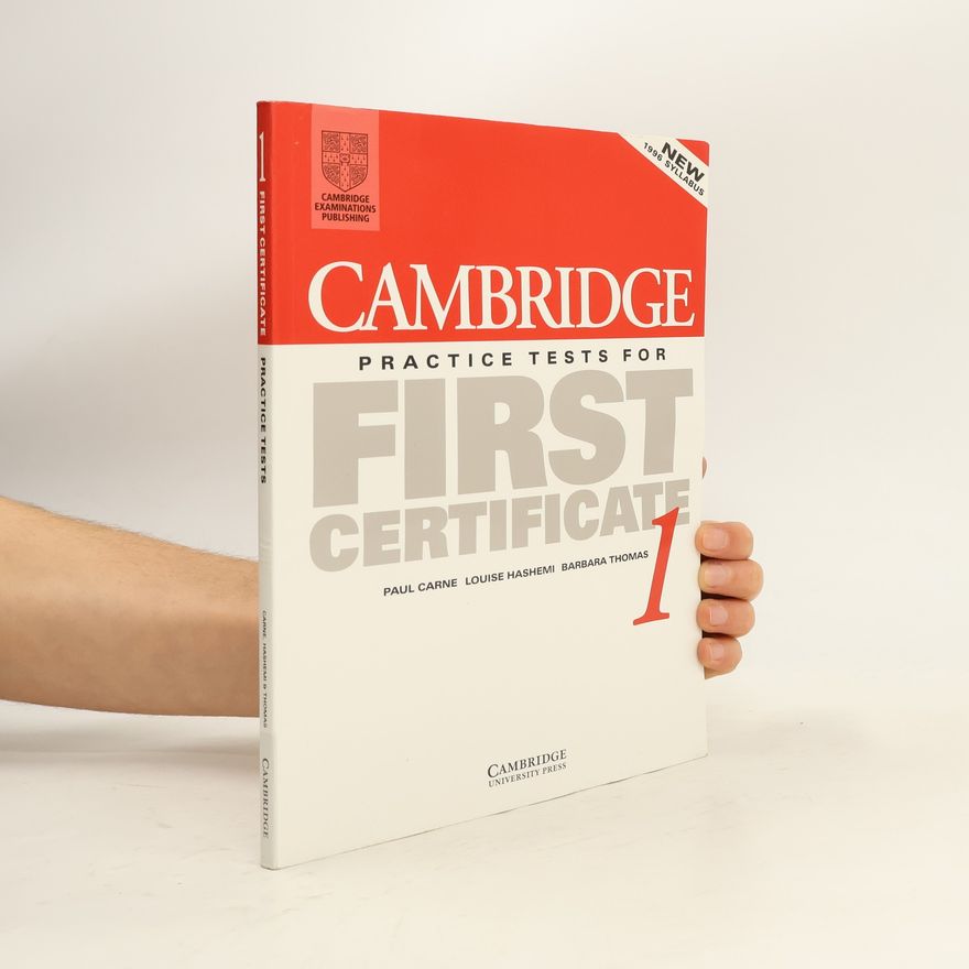 Paul Carne Cambridge Practice Tests for First Certificate 1