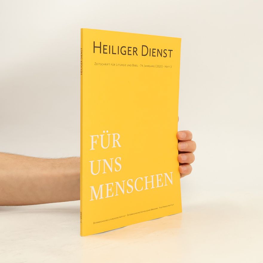 Heiliger Dienst Für uns Menschen 3/2020