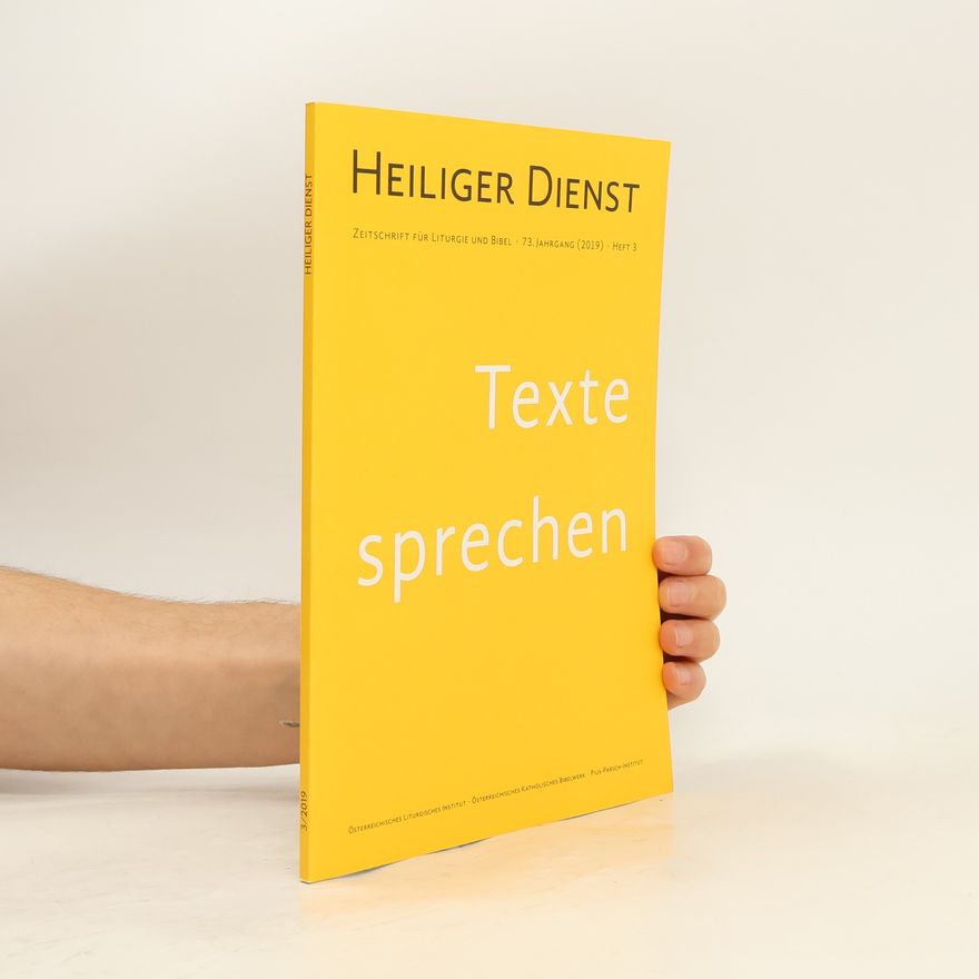 Heiliger Dienst Texte sprechen 3/2019