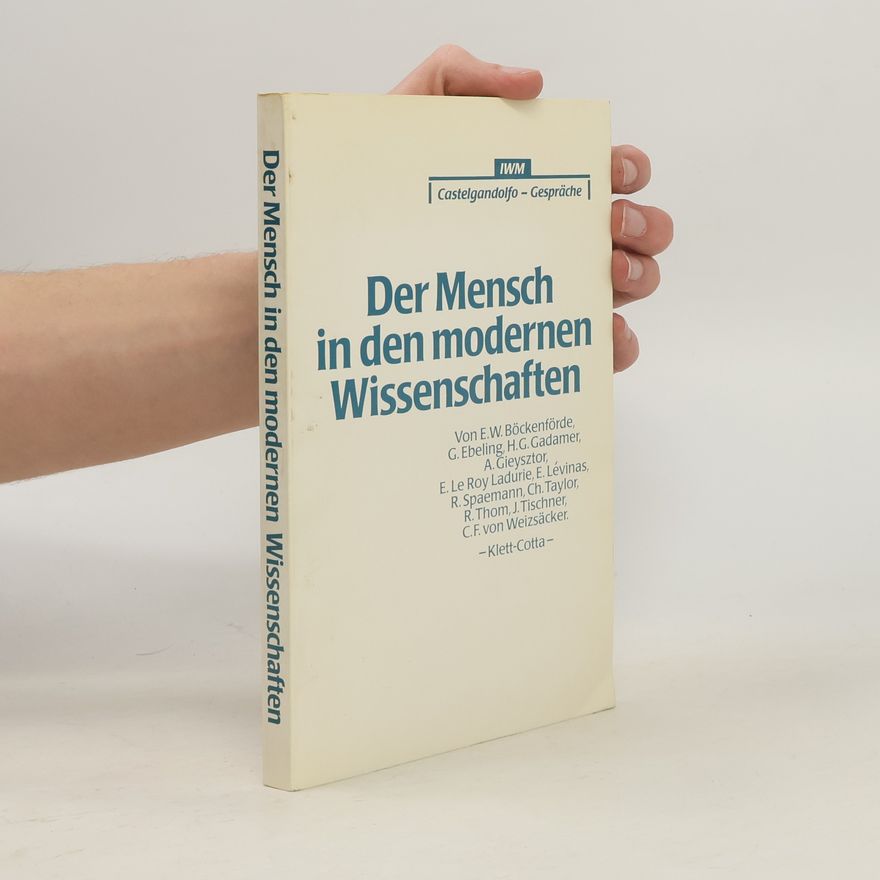 R. Spaemann Castelgandolfo-Gespräche 1983: Der Mensch in den modernen Wissenschaften