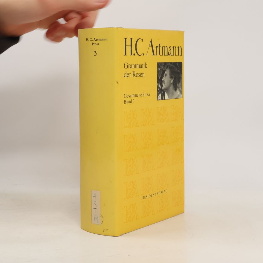 H. C. Artmann Grammatik der Rosen 3