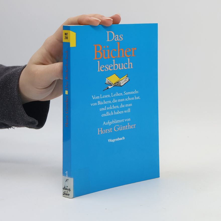 Horst H. Günther Das Bücherlesebuch