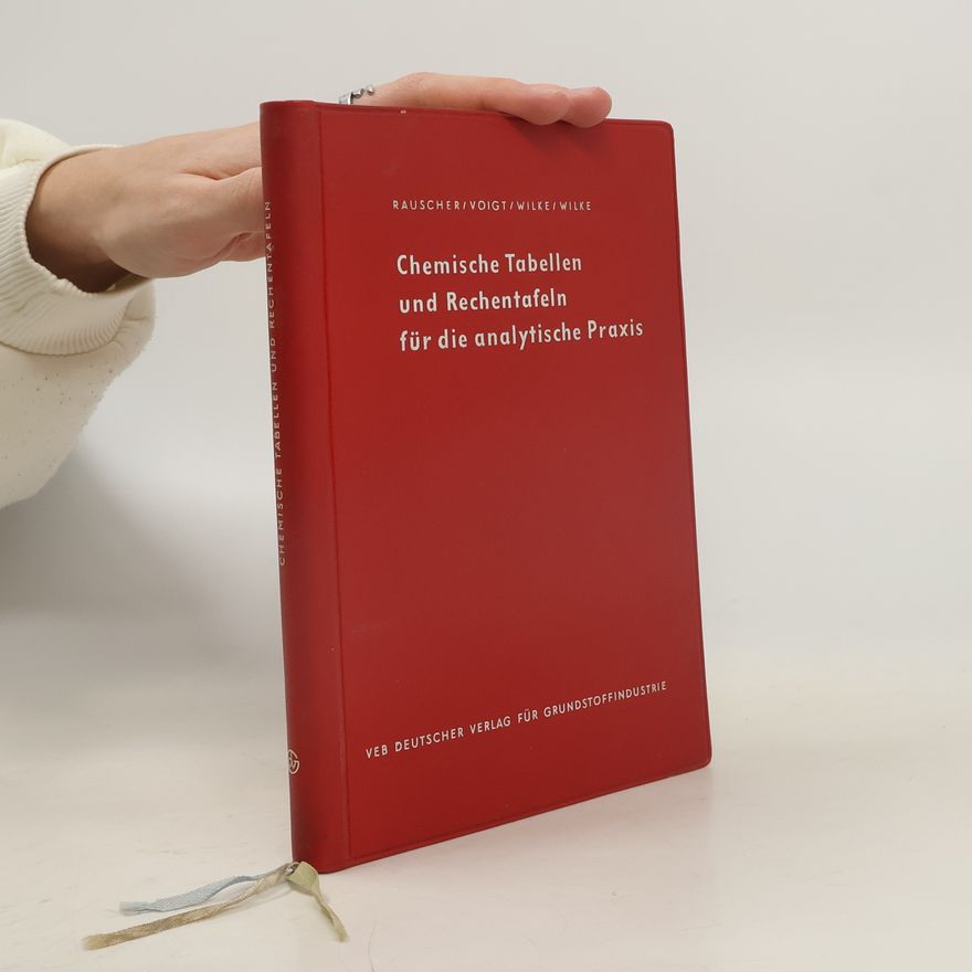 AA.VV. Chemische Tabellen und Rechentalfen für die analytische Praxis