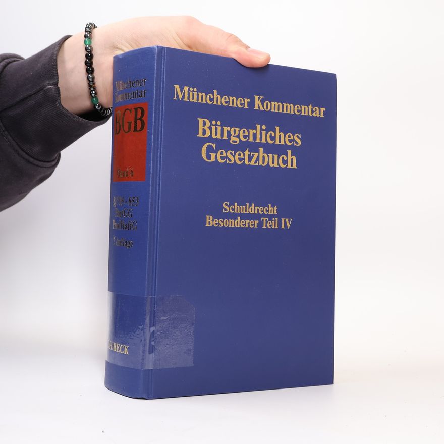 Various authors Münchener Kommentar Bürgerliches Gesetzbuch 6.