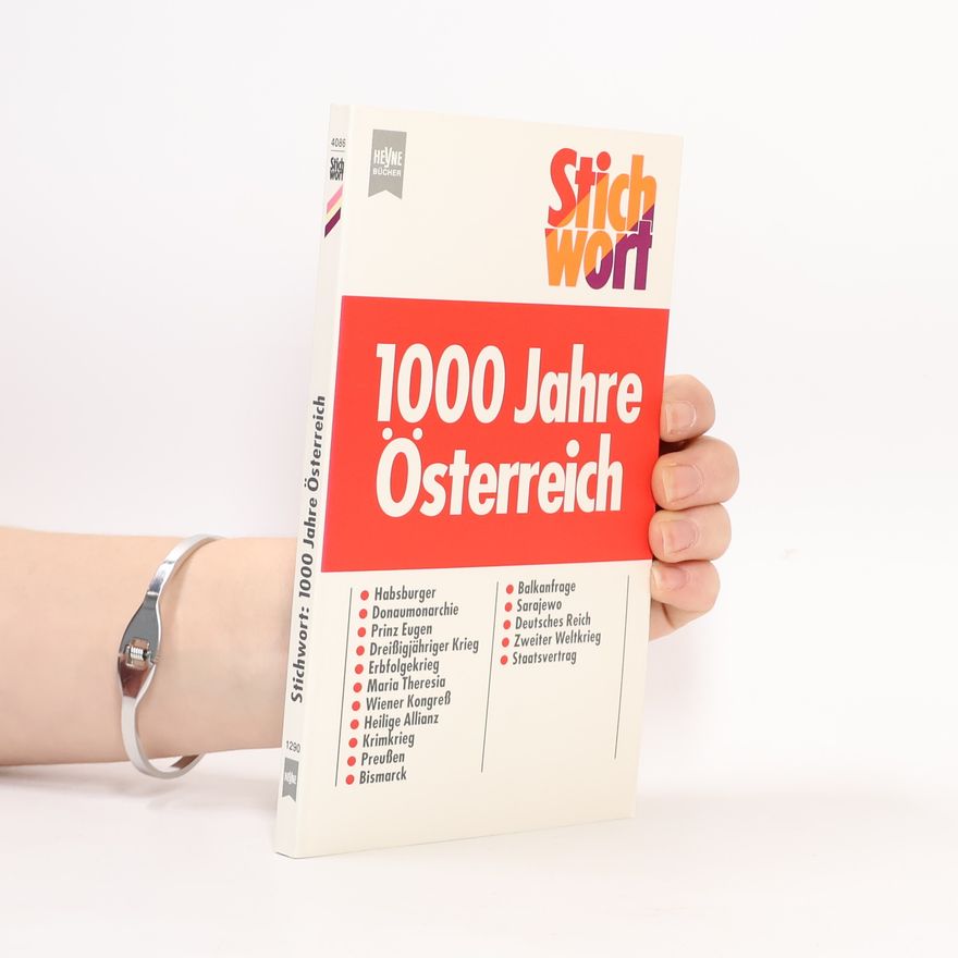 Hans Waschek Stichwort 1000 Jahre Österreich