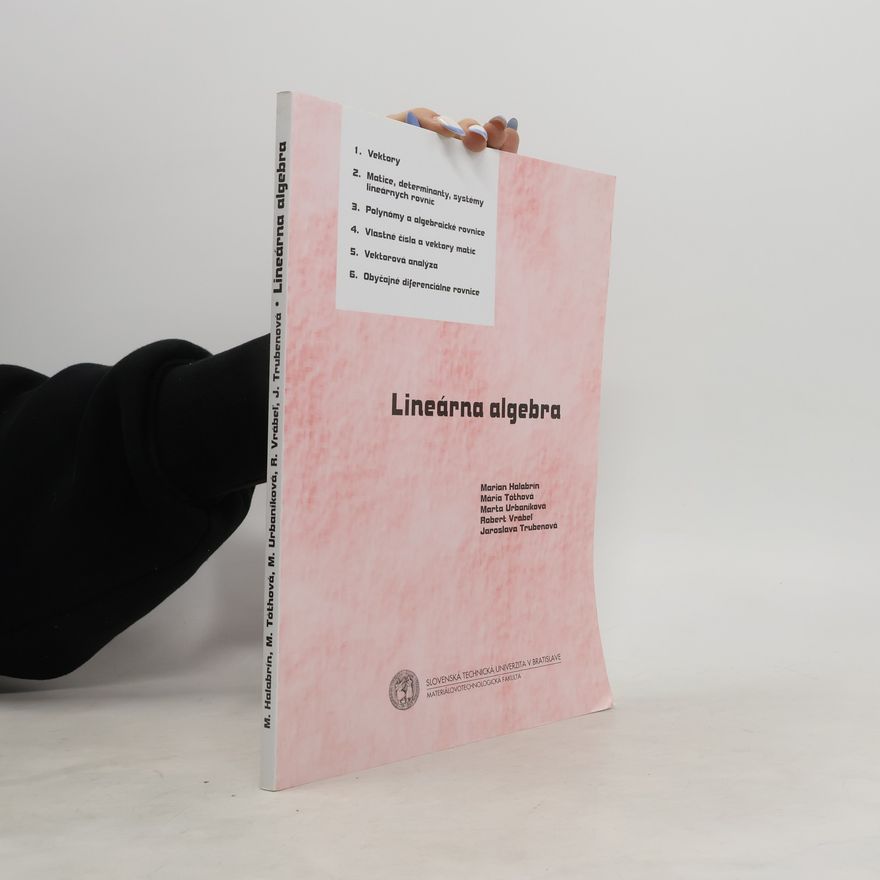 Jaroslava Trubenová Lineárna algebra