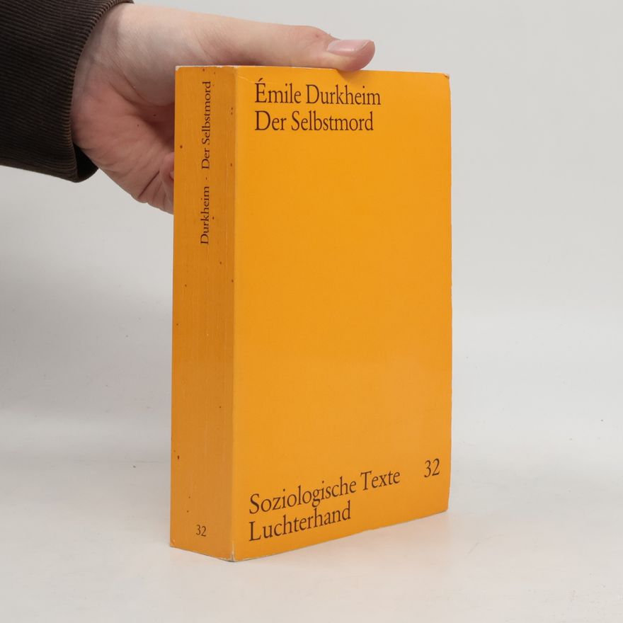 Émile Durkheim Der Selbstmord