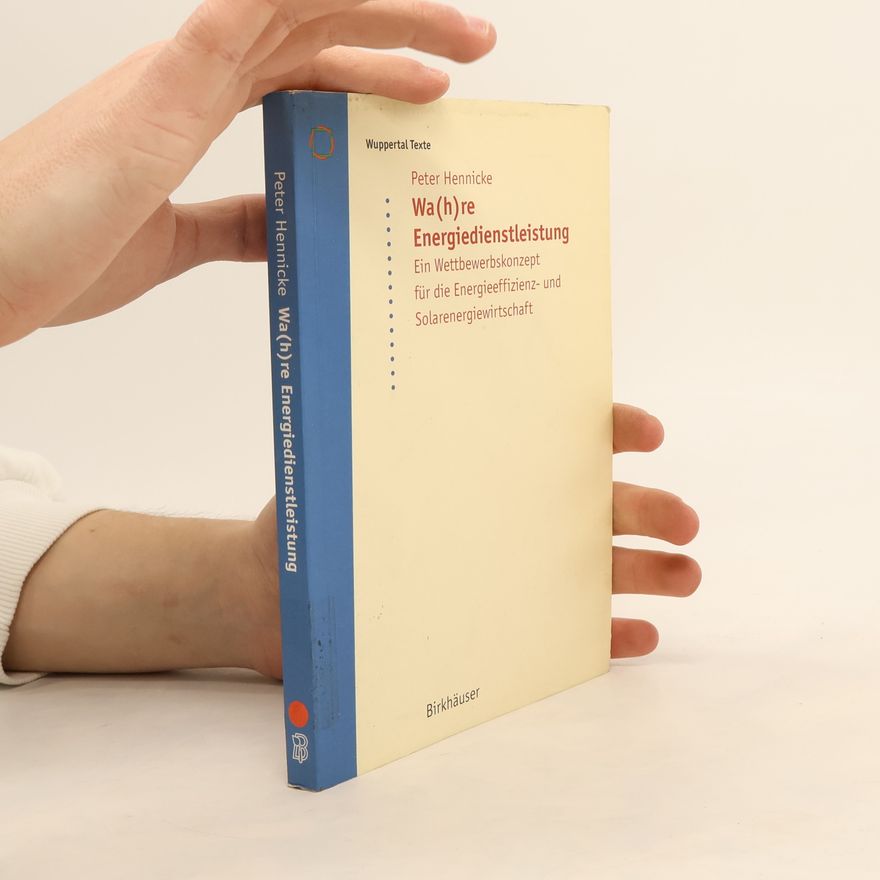 Peter Hennicke Wuppertal Texte: Wa(h)re Energiedienstleistung