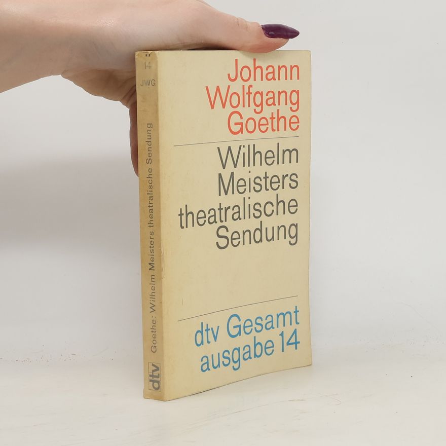 Johann Wolfgang von Goethe Wilhelm Meisters theatralische Sendung