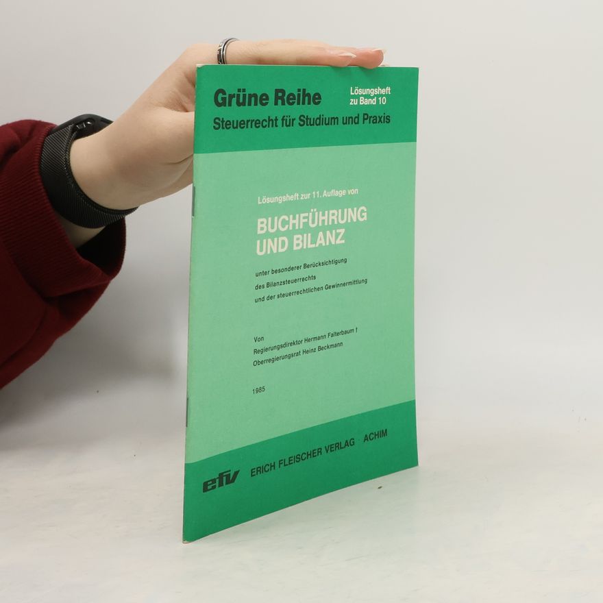 Wolfram Reiss Grüne Reihe - 10: Buchführung und Bilanz