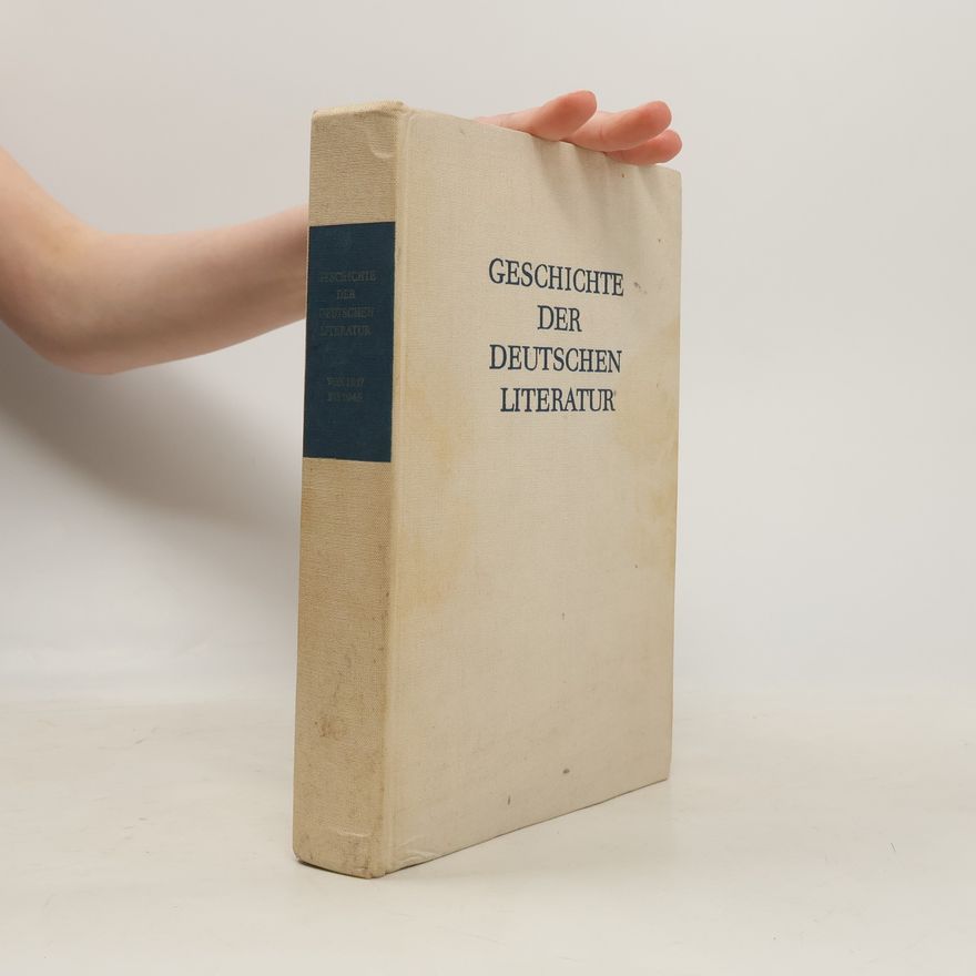 AA.VV. Geschichte der deutschen Literatur
