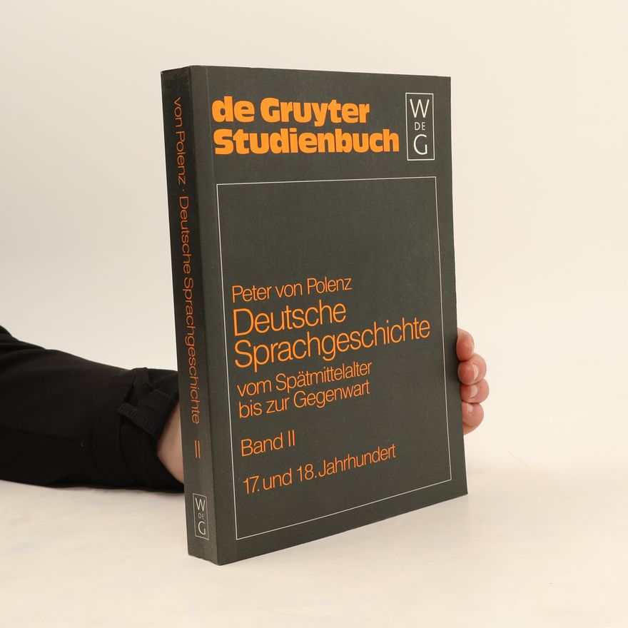 Peter von Polenz Deutsche Sprachgeschichte