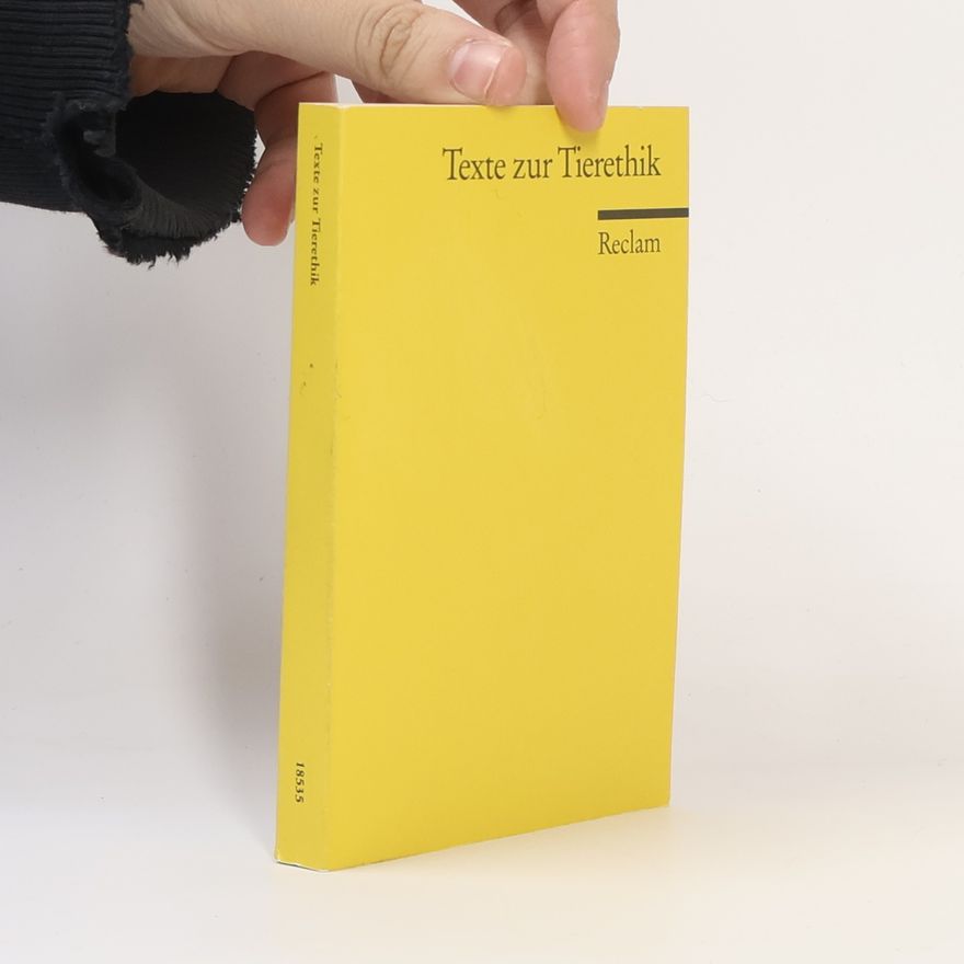 Ursula Wolf Texte zur Tierethik