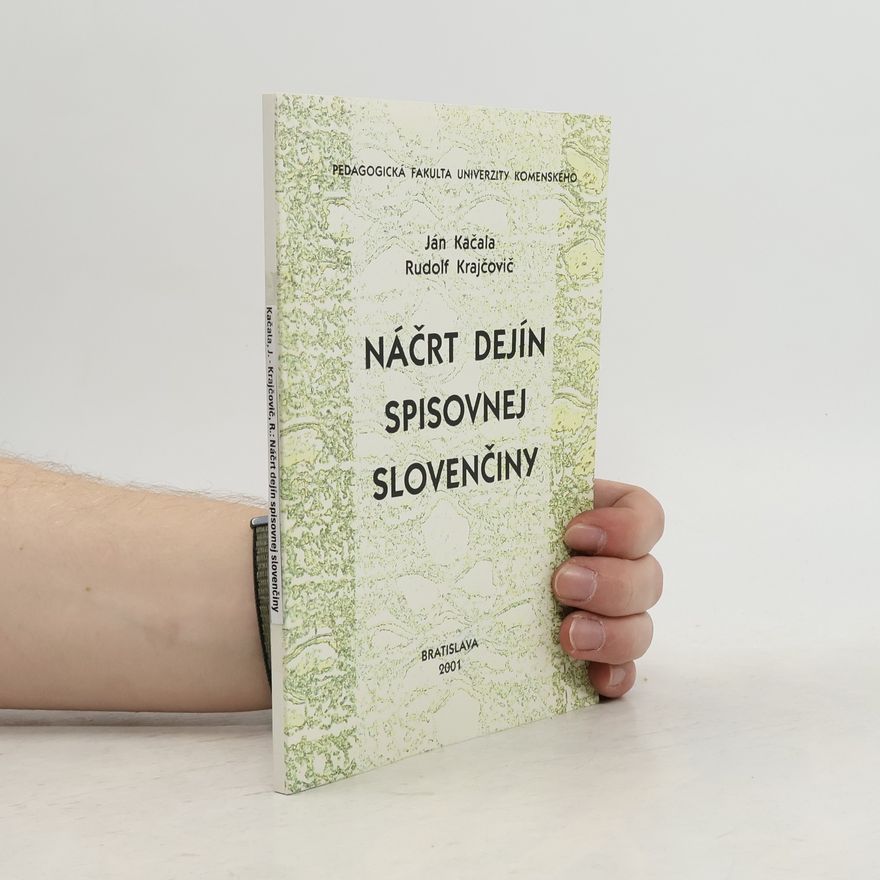 Rudolf Krajčovič Náčrt dejín spisovnej slovenčiny