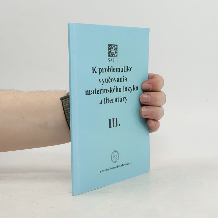 Miloslav Vojtech K problematike vyučovania materinského jazyka a literatúry III.