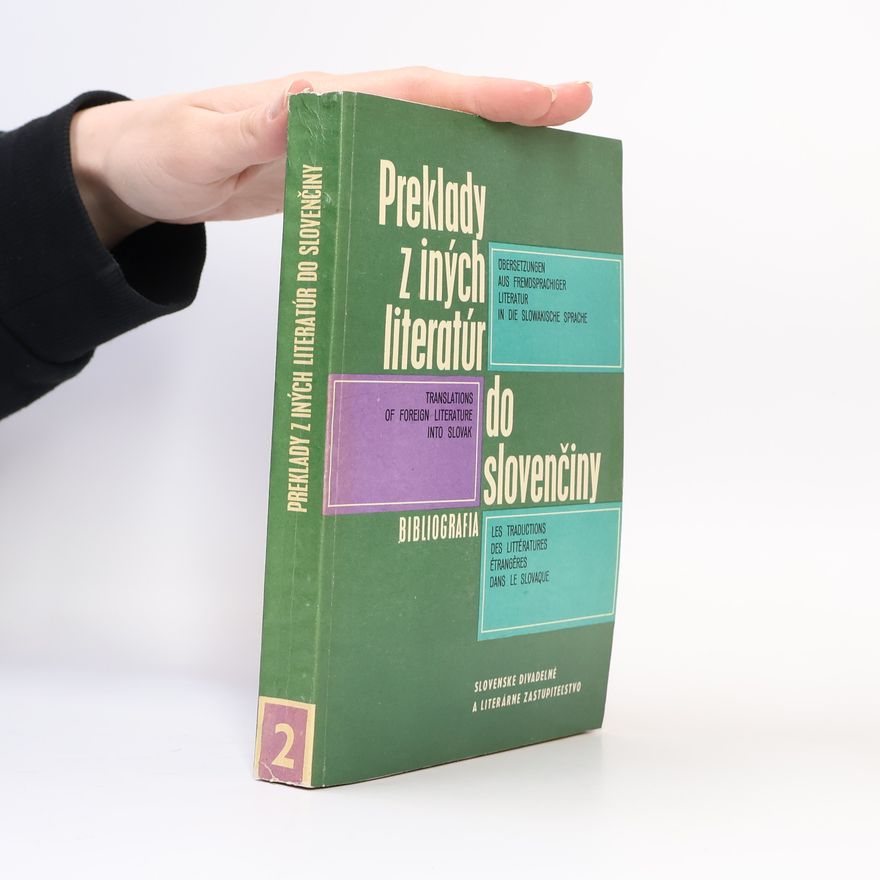 Libor Knězek Preklady z iných literatur do slovenčiny 1945-1968 2