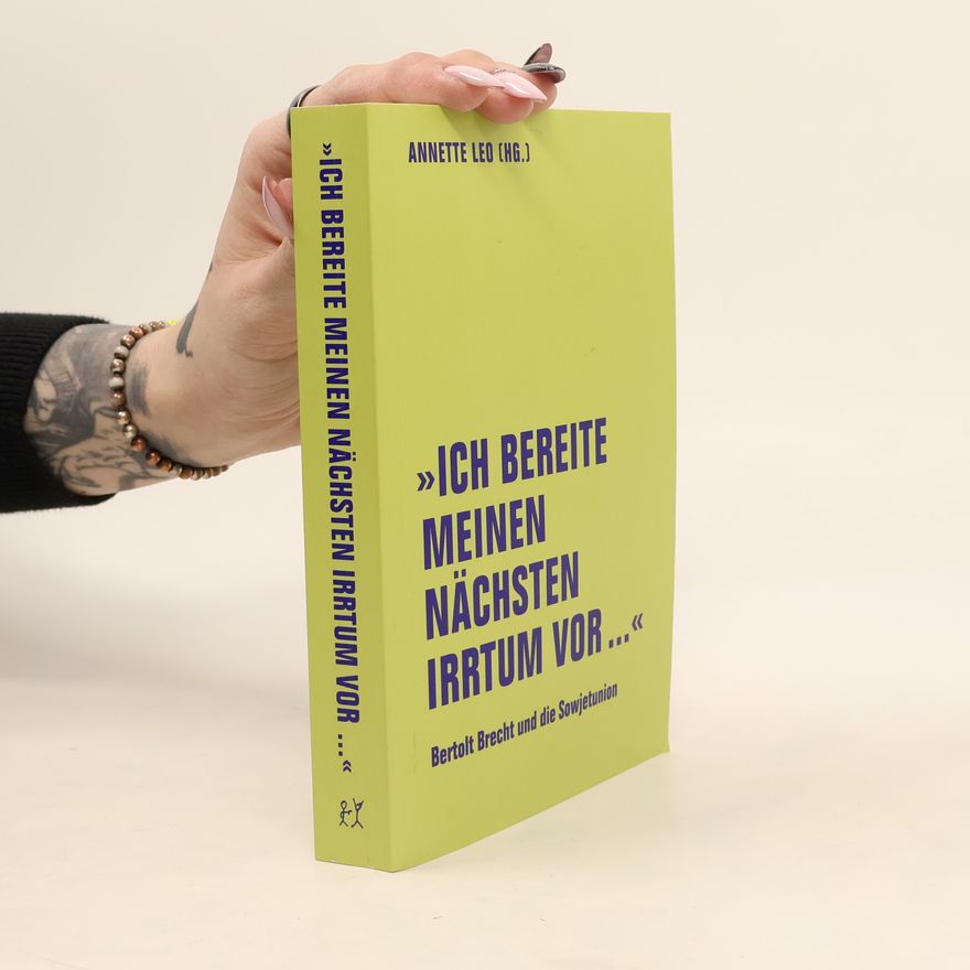 Annette Leo Ich bereite meinen nächsten Irrtum vor...