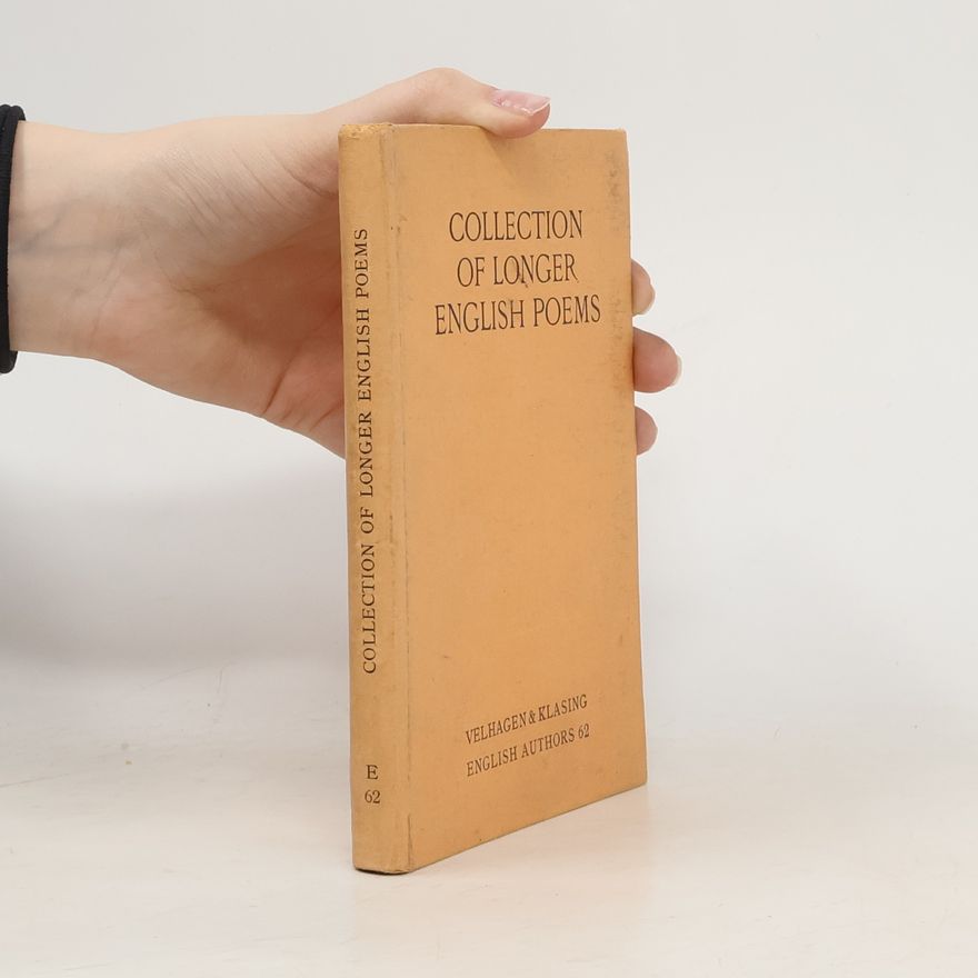Clara Reusse Collection of Longer English Poems